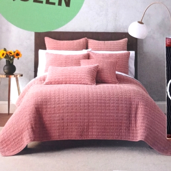 Rachel Zoe Bedding Rachel Zoe Full Queen Cotton Stonewashed Quilt